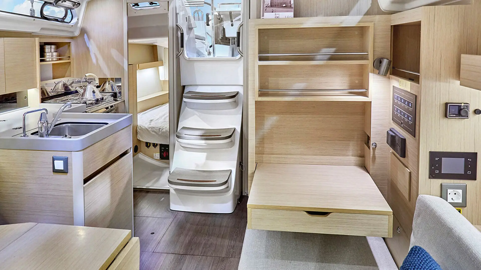 2022-beneteau-oceanis-34.1-for-sale-thailand-philosophie-galley 2022 Beneteau Oceanis 34.1 For Sale in Thailand Philosophie Galley