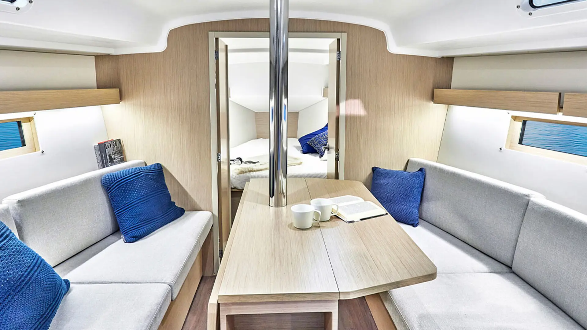 2022-beneteau-oceanis-34.1-for-sale-thailand-philosophie-saloon-dining 2022 Beneteau Oceanis 34.1 For Sale in Thailand Philosophie Saloon Dining