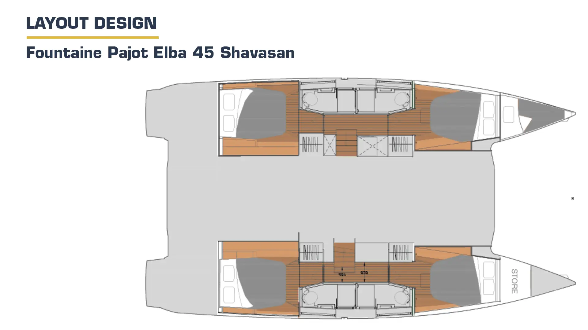 2022-fountaine-pajot-elba-45-for-sale-thailand-layout 2022 Fountaine Pajot Elba 45 For Sale in Thailand Layout Design