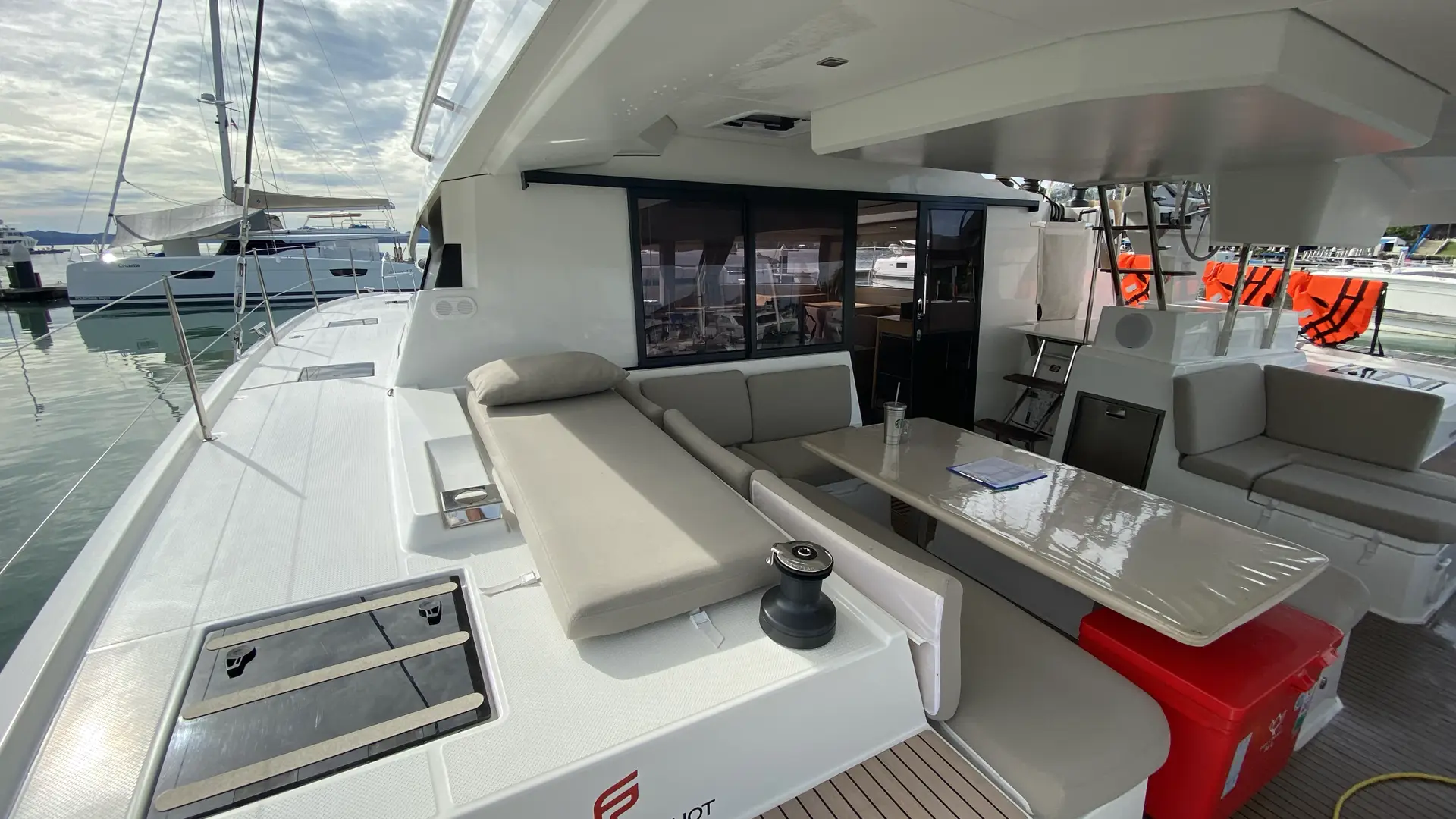 2022-fountaine-pajot-elba-45-for-sale-thailand-port 2022 Fountaine Pajot Elba 45 For Sale in Thailand Portside View