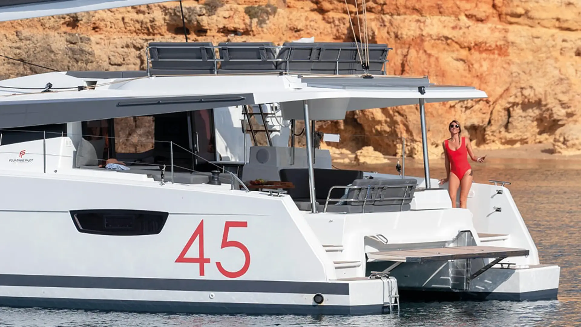 2022-fountaine-pajot-elba-45-for-sale-thailand-stern 2022 Fountaine Pajot Elba 45 For Sale in Thailand Stern View